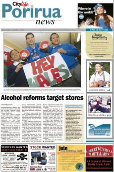Porirua News - August 31st 2011
