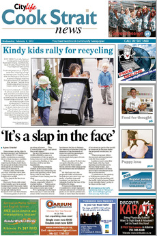 Cook Strait News - February 8th 2012