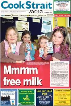 Cook Strait News - August 19th 2013